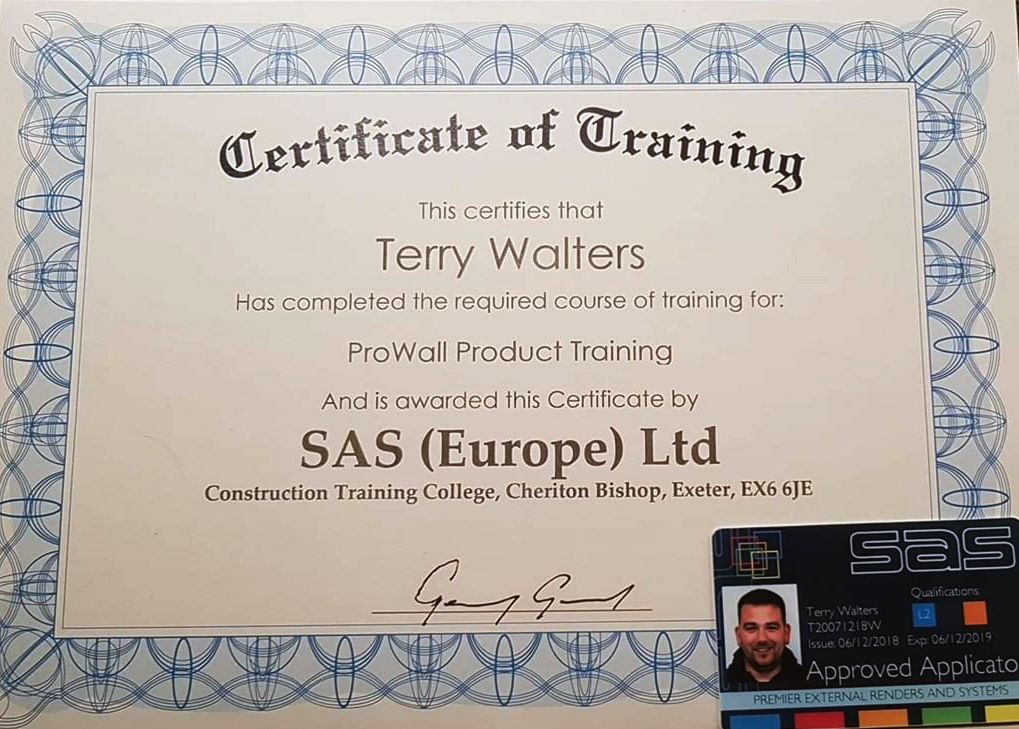 Recently completed SAS Training